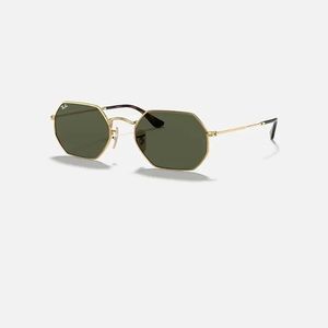 Ray-Ban Octagonal Classic Green & Gold